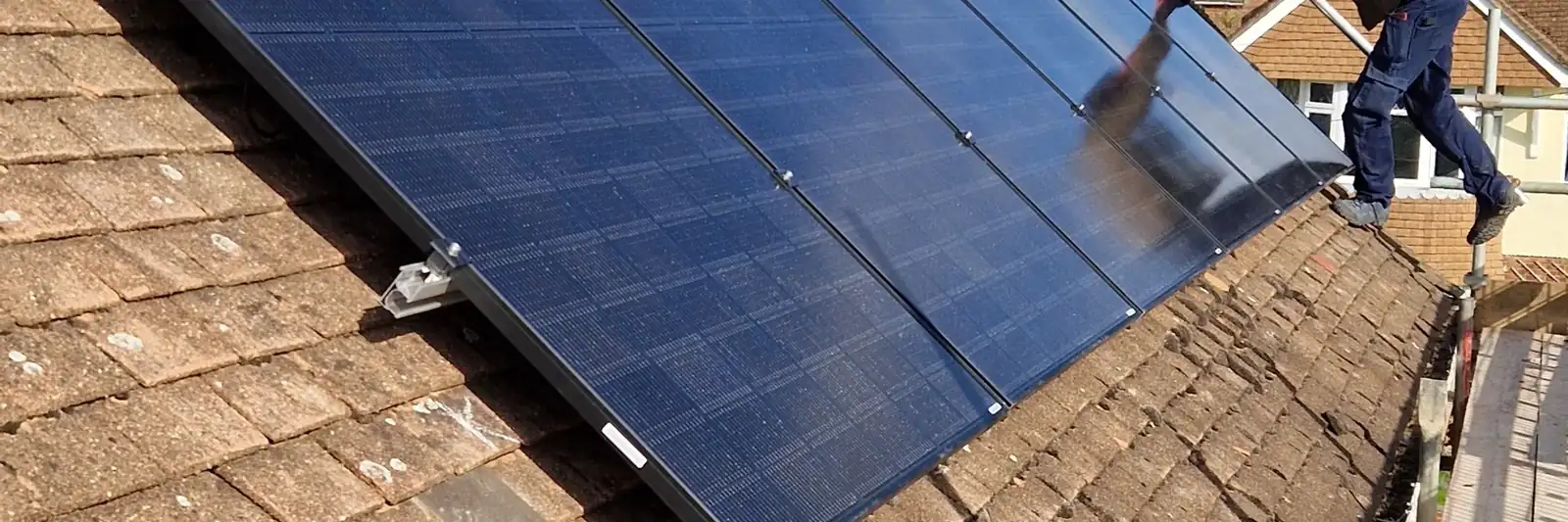 Solar panel installation in Cromer, Norfolk